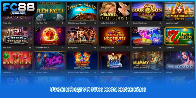 Ưu đãi nổi bật với từng nhóm khách hàng